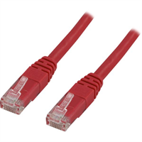 Patchkabel 0,3M Cat6 <br> UTP RØD